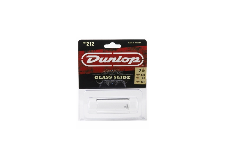 Dunlop 212  Pyrex Glass Slide, Heavy Wall, Small Sho 